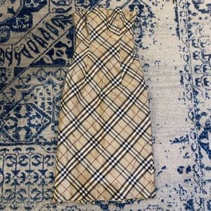 Burberry strapless dress